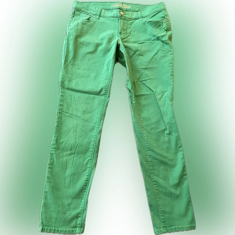 Old Navy Women's Green Skinny Jeans - Picture 1 of 5